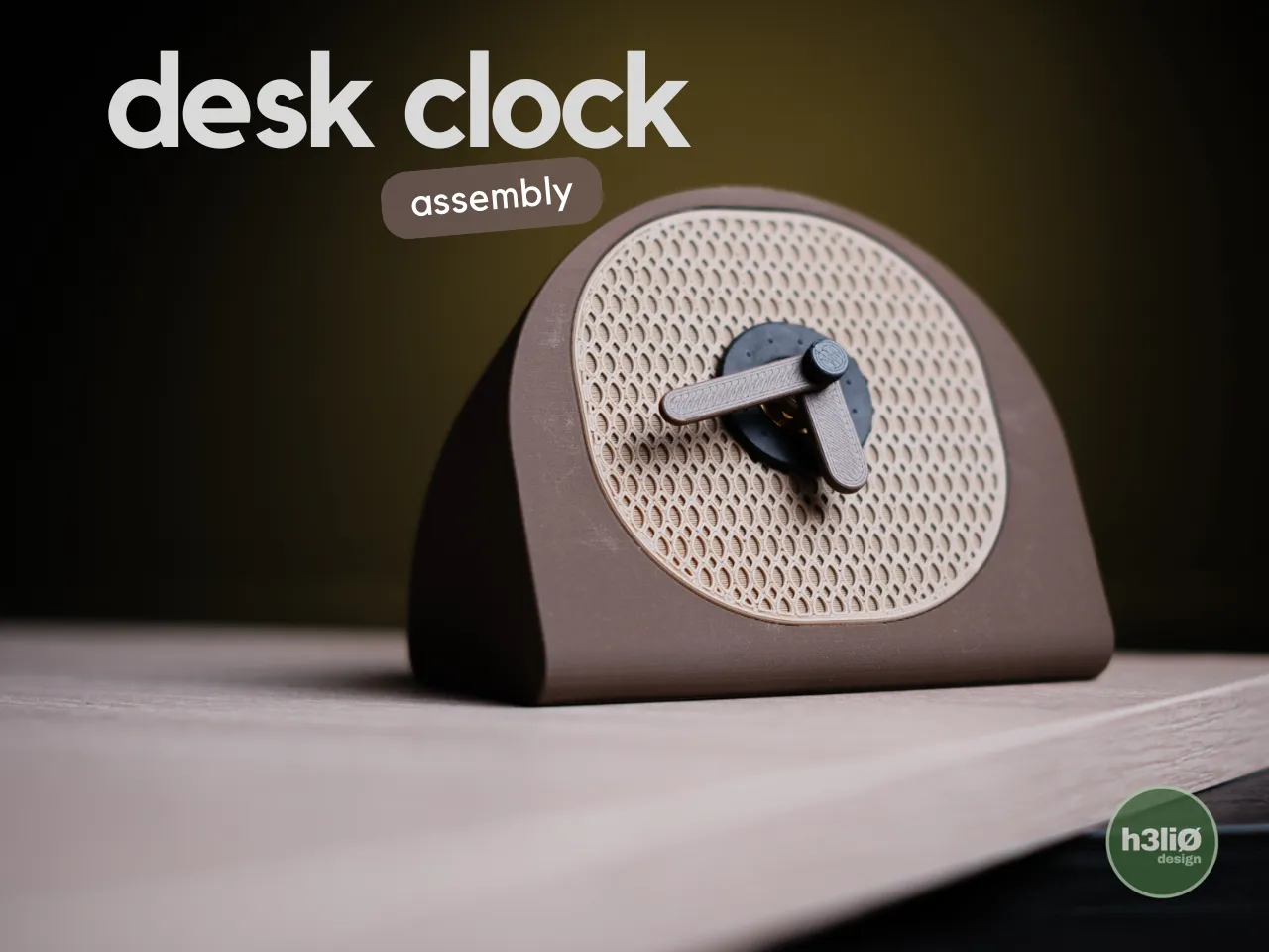 Desk Clock Assembly