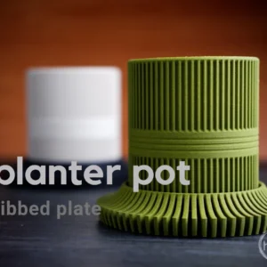 planter-pot-ribbed-plate